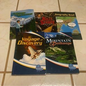 Abeka 6th grade readers set of 5 in good used condition